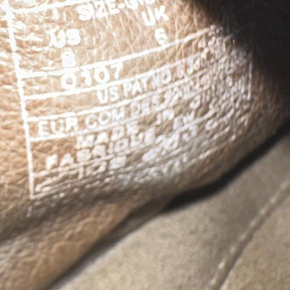 Merrell Sundial Slide Wedge Heel Sandals Fudge Brown Women's 8 Leather Slip-On - Picture 10 of 10